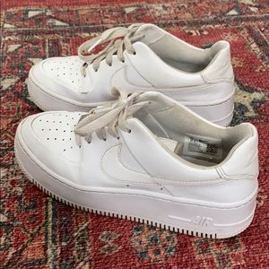 Women’s 6.5 Nike Air Force Ones Platforms